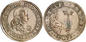 1673. Carlos II. Amberes. Jetón. (D. 4310) ... 