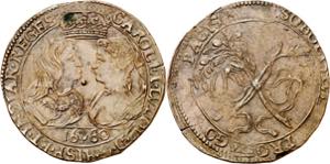 1680. Carlos II. Amberes. Jetón. (D. 4430) ... 