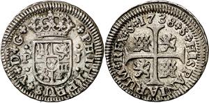 1738. Felipe V. Sevilla. PJ. 1/2 real. (AC. ... 