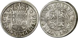 1721. Felipe V. Segovia. F. 1 real. (AC. ... 