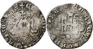 Enrique IV (1454-1474). Coruña. Cuartillo. ... 