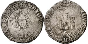 Enrique IV (1454-1474). Coruña. Cuartillo. ... 