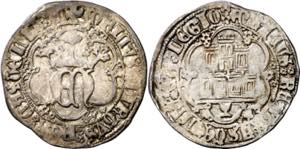Enrique IV (1454-1474). Cuenca. Medio real. ... 