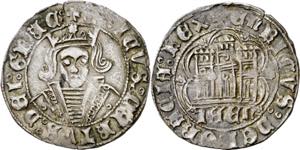 Enrique IV (1454-1474). Jaén. Cuartillo. ... 