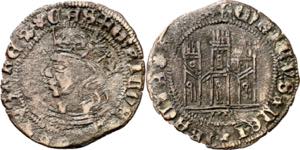 Enrique IV (1454-1474). Segovia. Dinero. ... 