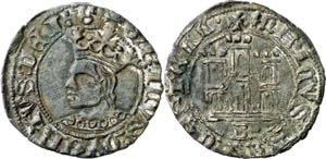 Enrique IV (1454-1474). Burgos. Dinero. ... 