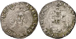 Enrique IV (1454-1474). Burgos. Cuartillo. ... 