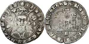 Enrique IV (1454-1474). Burgos. Cuartillo. ... 
