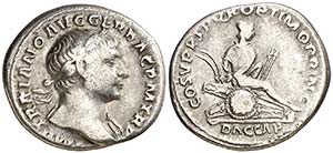 (108 d.C.). Trajano. Denario. (Spink 3136) ... 