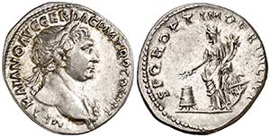 (107 d.C.). Trajano. Denario. (Spink 3165 ... 
