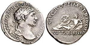(113 d.C.). Trajano. Denario. (Spink 3173 ... 