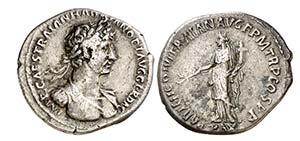 (117 d.C.). Adriano. Denario. (Spink 3511 ... 