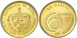 1979. Cuba. 100 pesos. (Fr. 9) (Kr. 45). ... 