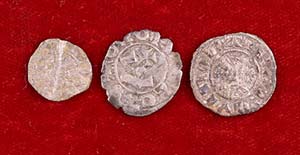Lote medieval de 3 monedas: 1 òbol de Pere ... 