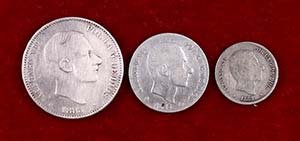 1883. Alfonso XII. Manila. 10, 20 y 50 ... 
