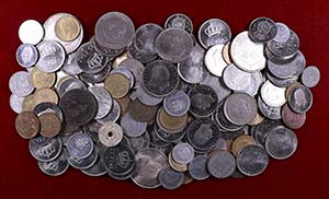 Lote de 258 monedas españolas. Incluye 3 ... 