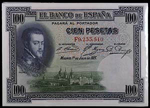 1925. 100 pesetas. (Ed. C1) (Ed. 350). 1 de ... 