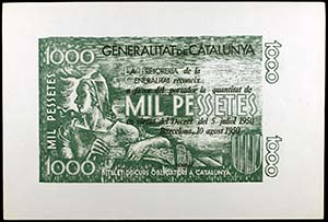 1950. Generalitat de Catalunya. 1000 ... 