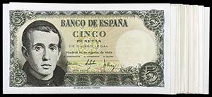 1951. 5 pesetas. (Ed. D60 y D60a) (Ed. 459 y ... 