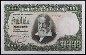 1951. 1000 pesetas. (Ed. D64) (Ed. 463). 31 ... 