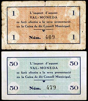 Febró, la. 50 céntimos y 1 peseta. (T. ... 