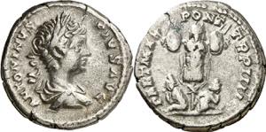 (201 d.C.). Caracalla. Denario. (Spink 6853) ... 