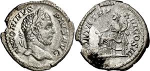 (210 d.C.). Caracalla. Denario. (Spink ... 