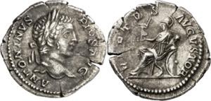 (207 d.C.). Caracalla. Denario. (Spink 6905) ... 