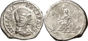 (215 d.C.). Julia Domna. Denario. (Spink ... 