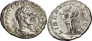 (219 d.C.). Eliogábalo. Denario. (Spink ... 