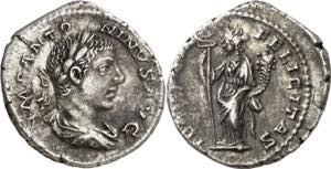 (219 d.C.). Eliogábalo. Denario. (Spink ... 
