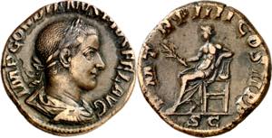 (241-242 d.C.). Gordiano III. Sestercio. ... 