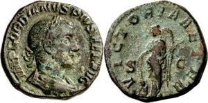 (243-244 d.C.). Gordiano III. Sestercio. ... 