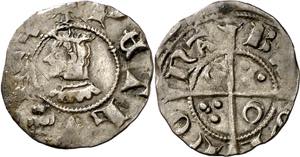 Pere III (1336-1387). Barcelona. Òbol. ... 