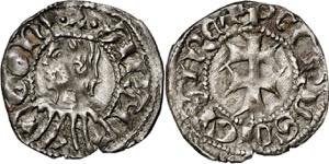Pere III (1336-1387). Zaragoza. Dinero ... 