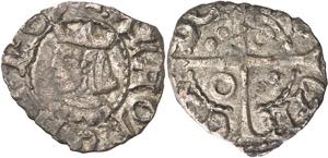 Alfons IV (1416-1458). Perpinyà. Òbol. ... 