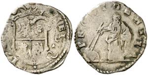s/d. Felipe II. Milán. 1 parpagliola. (Vti. ... 