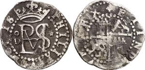 s/d. Felipe II. Lima. D. 1/2 real. (AC. ... 