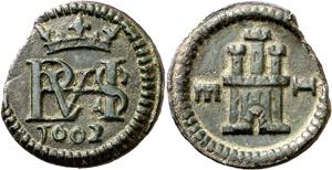 1602. Felipe III. Segovia. 1 maravedí. (AC. ... 