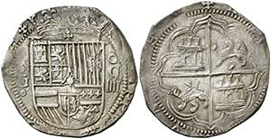 s/d. Felipe II. Granada. . 4 reales. (Cal. ... 