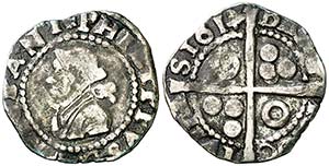 1614. Felipe III. Barcelona. 1/2 croat. ... 
