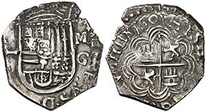 1601. Felipe III. Granada. M. 1 real. (Cal. ... 