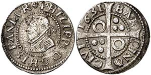 1631. Felipe IV. Barcelona. 1 croat. (Cal. ... 