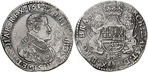 1640. Felipe IV. Amberes. 1 ducatón. (Vti. ... 