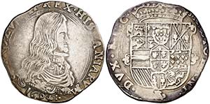 1694. Carlos II. Milán. 1/2 felipe. (Vti. ... 