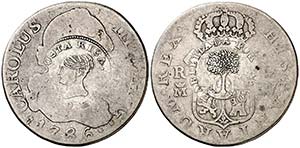 1786. Carlos III. Madrid. DV. 2 reales. 5,57 ... 