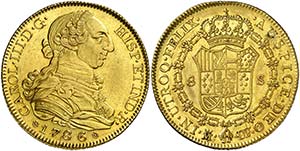 1786. Carlos III. Madrid. DV. 8 escudos. ... 