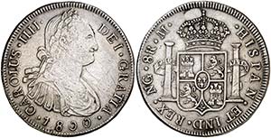 1800. Carlos IV. Guatemala. M. 8 reales. ... 