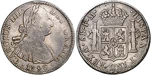 1796. Carlos IV. México. FM. 8 reales. ... 