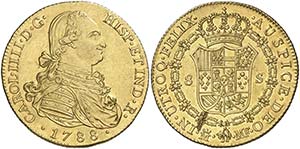 1788. Carlos IV. Madrid. MF. 8 escudos. ... 